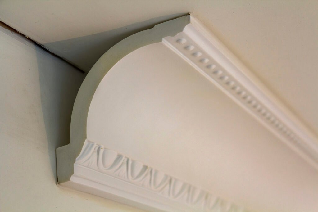 Bathroom Wall Molding Ideas: A Complete Makeover Guide close up detail of decoration white molding connec 2023 11 27 05 17 29 utc