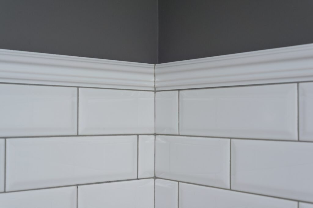 Bathroom Wall Molding Ideas: A Complete Makeover Guide gray painted wall part of the wall is covered til 2023 11 27 05 11 17 utc