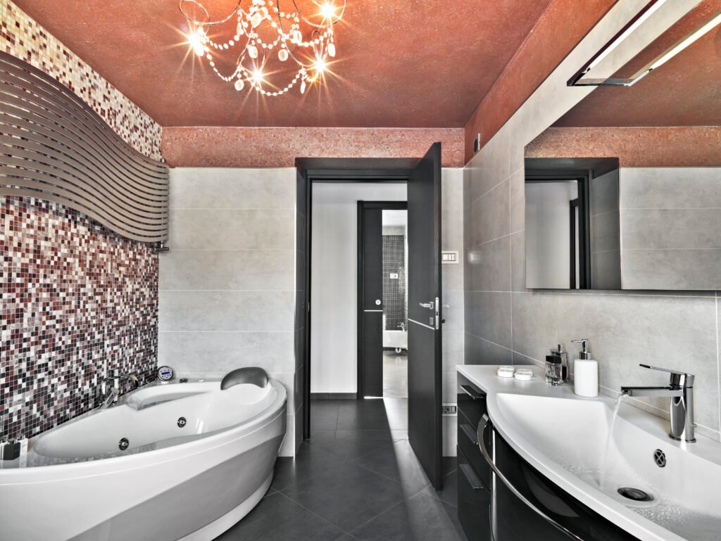 Chandelier in Bathroom Ideas - The New Way to Sparkle interiors of the modern bathroom 2023 11 27 04 57 40 utc