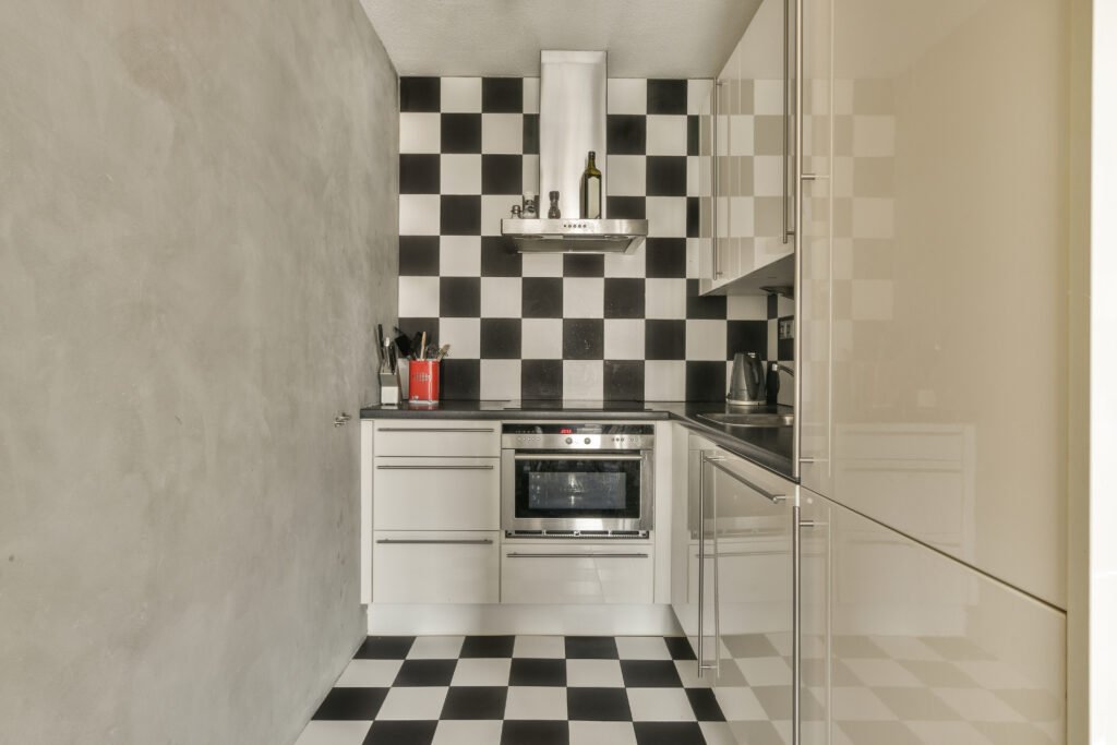 Black and White Kitchen Backsplash Ideas - Timeless Design Guide 2024 kitchen and dining zone in studio apartment 2023 11 27 05 01 53 utc