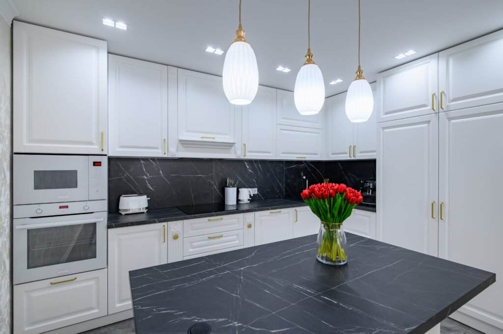 Black Granite Countertops Kitchen Ideas - A Guide to Timeless Elegance luxury large modern domestic kitchen furniture wit 2024 10 16 01 10 21 utc