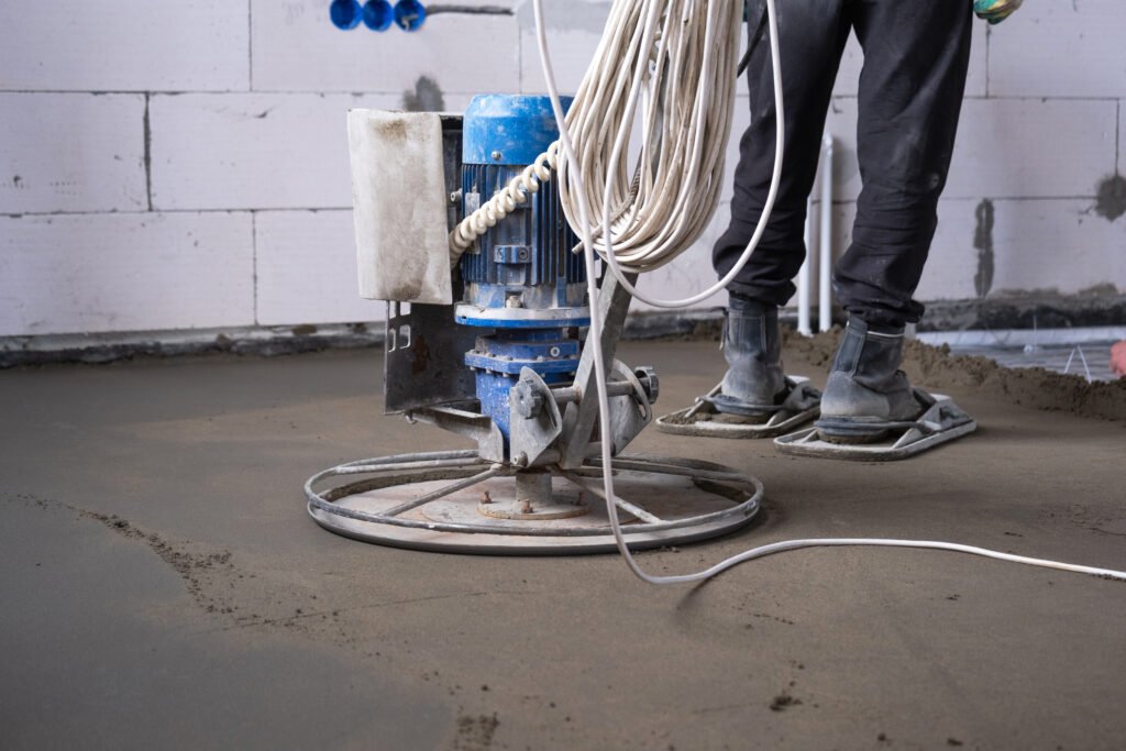 Transform Your Covered Patio - A Guide to Floor Ideas ramming and grinding of semi dry floor screed by a 2023 11 27 04 50 32 utc